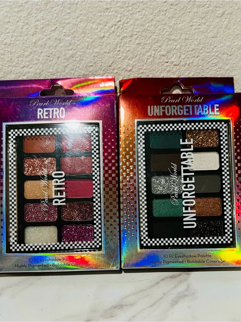 4 pack Pearl World Palettes